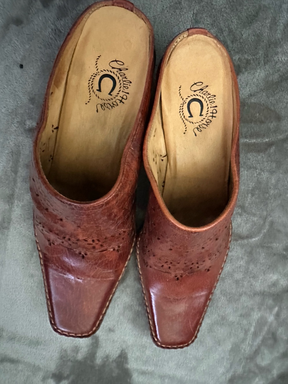 Classic women Brown Leather Dress Loafers